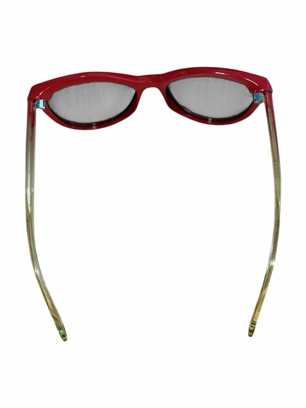 Givenchy Paris Red Cat Eye Sunglasses Italy NWOT Designer Eyewear